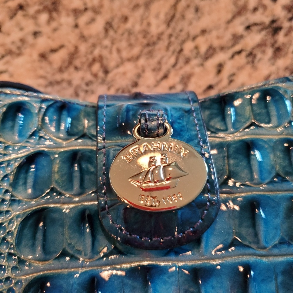 Brahmin Melbourne Marley Crossbody--Lagoon Color